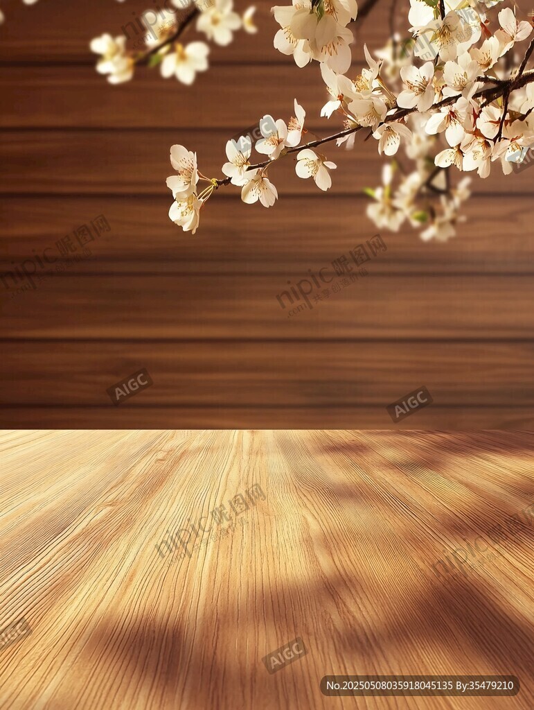 春日繁花装点木质空间