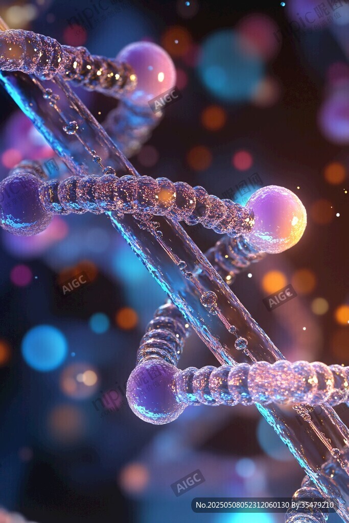 梦幻DNA分子结构可视化