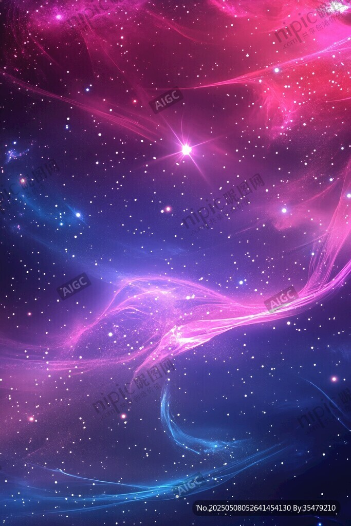 梦幻星云宇宙绚丽图景