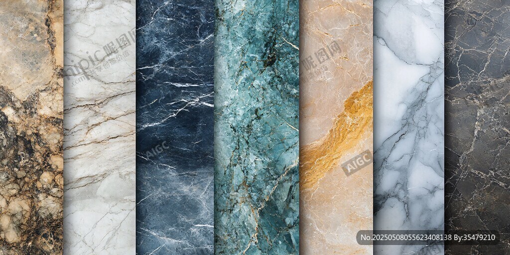 多样大理石纹理精美展示