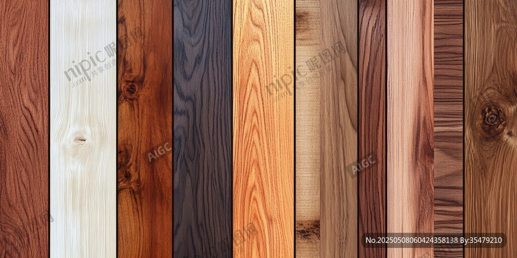 多样木纹板材展示