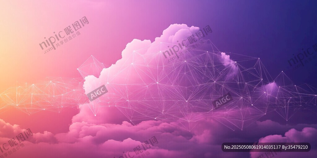 梦幻云端的科技光影世界