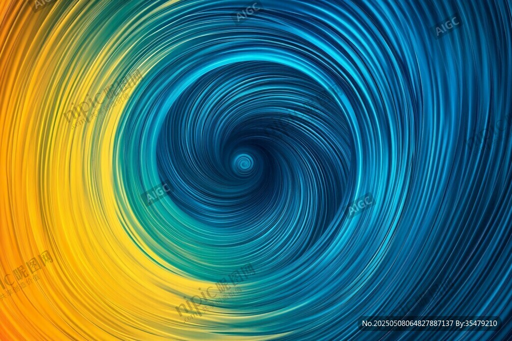 绚丽色彩漩涡背景图案