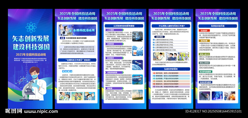 全国科技活动周X展架