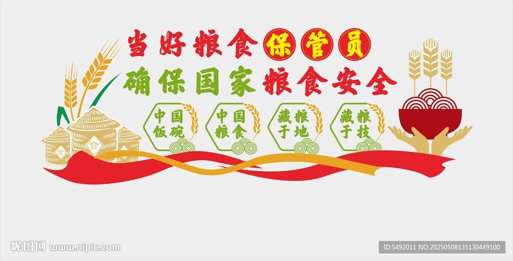 宣传国家粮食安全海报