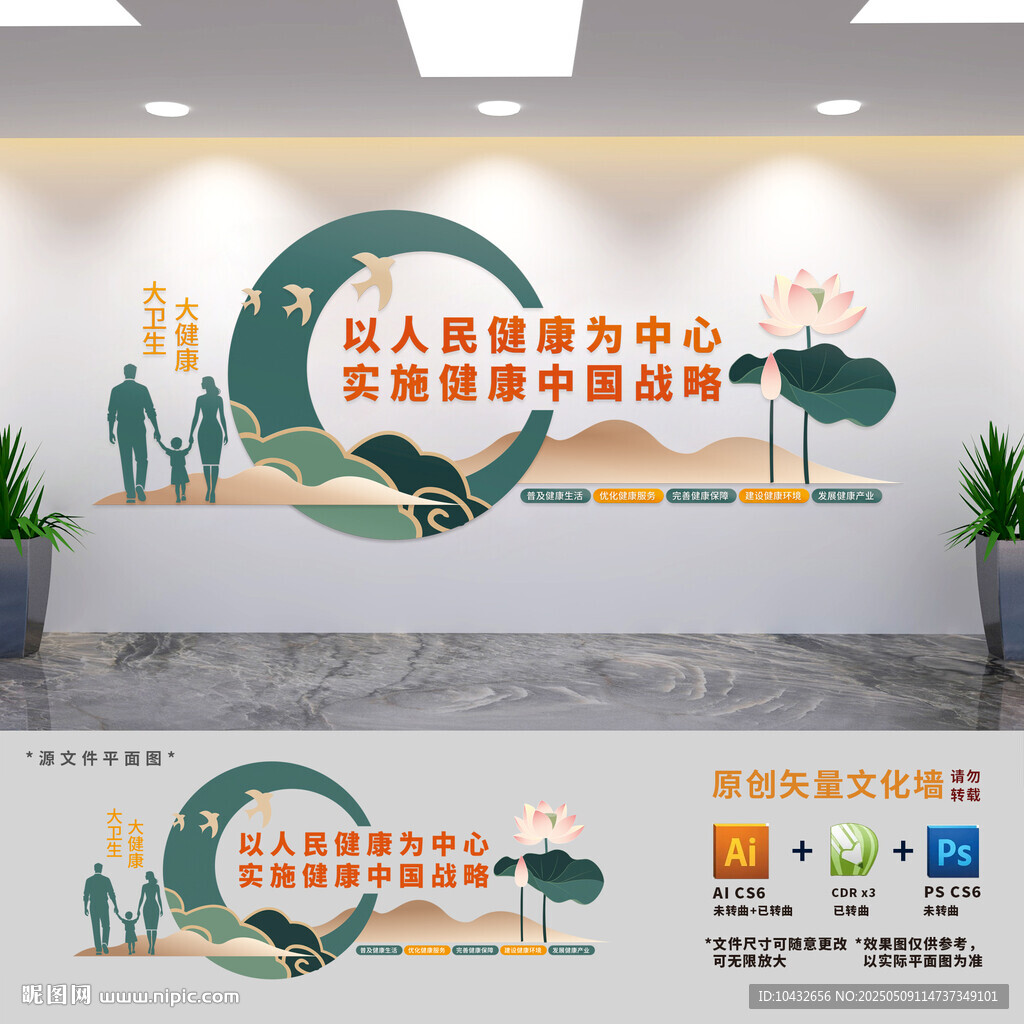 健康中国文化墙