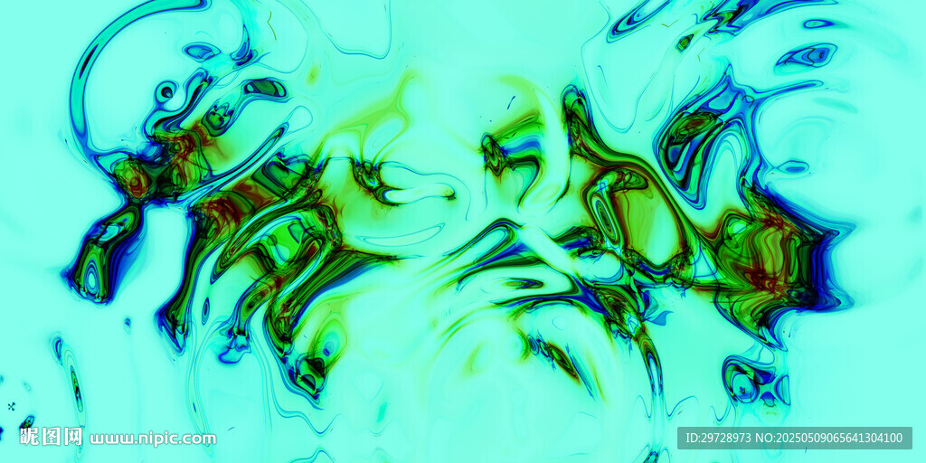 抽象流体装饰画