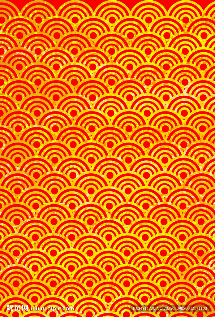 鱼鳞纹