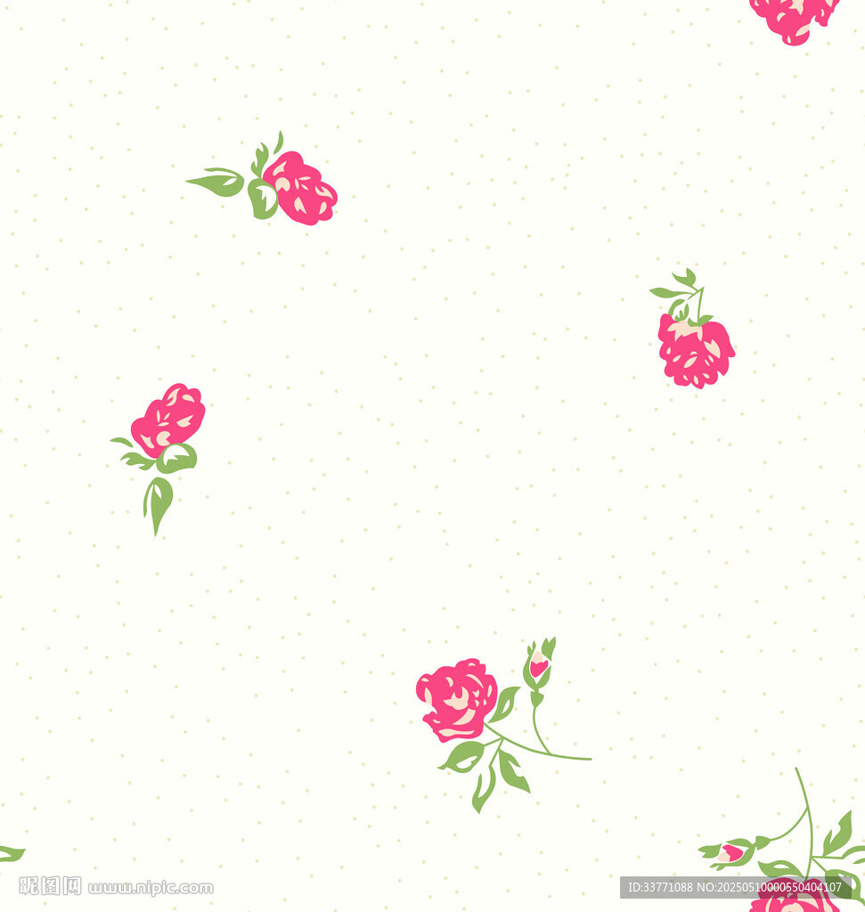 粉色玫瑰  小碎花