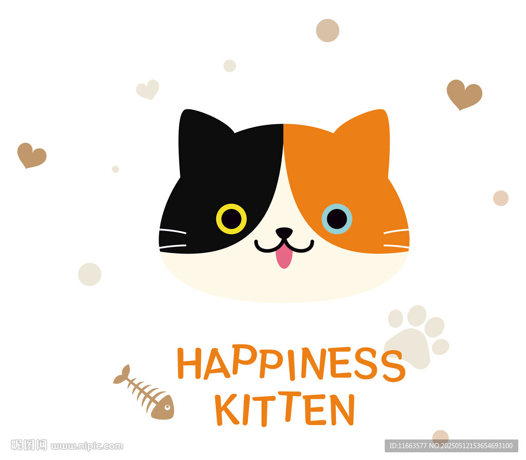 快乐小猫头像