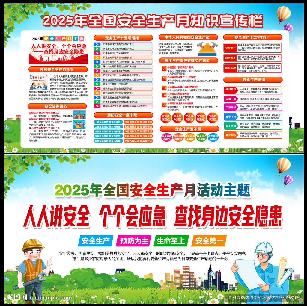 安全生产展板