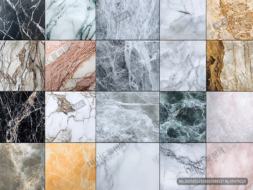 多样大理石纹理精美展示