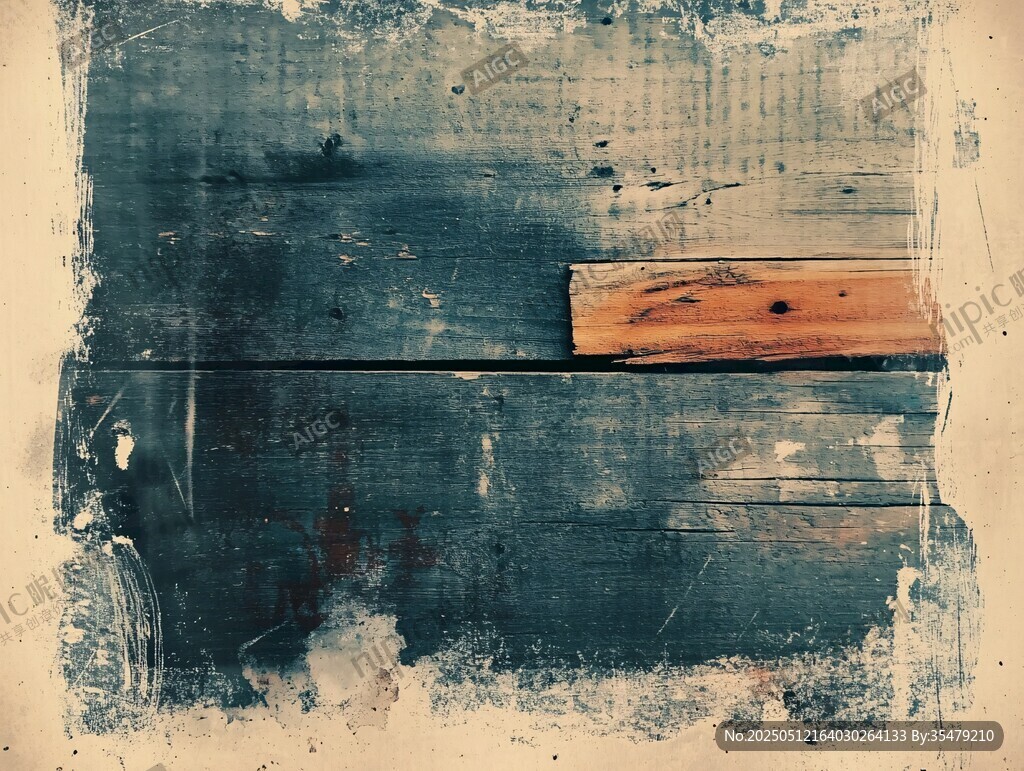 老旧木板拼接纹理画面