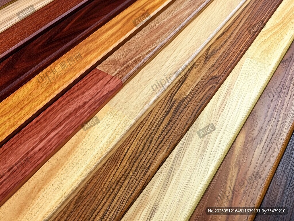 多样木纹地板展示