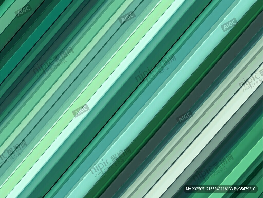 绿色斜纹动感抽象背景图