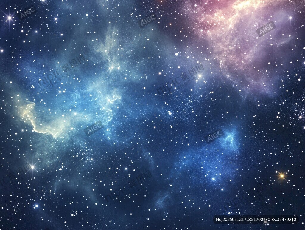 梦幻璀璨的浩瀚星空