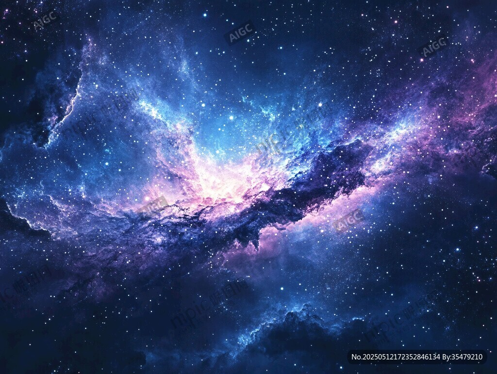 梦幻绚丽的宇宙星云景观