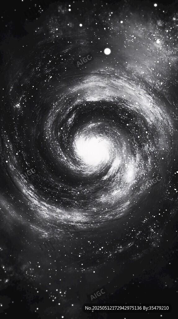 宇宙漩涡星系图景