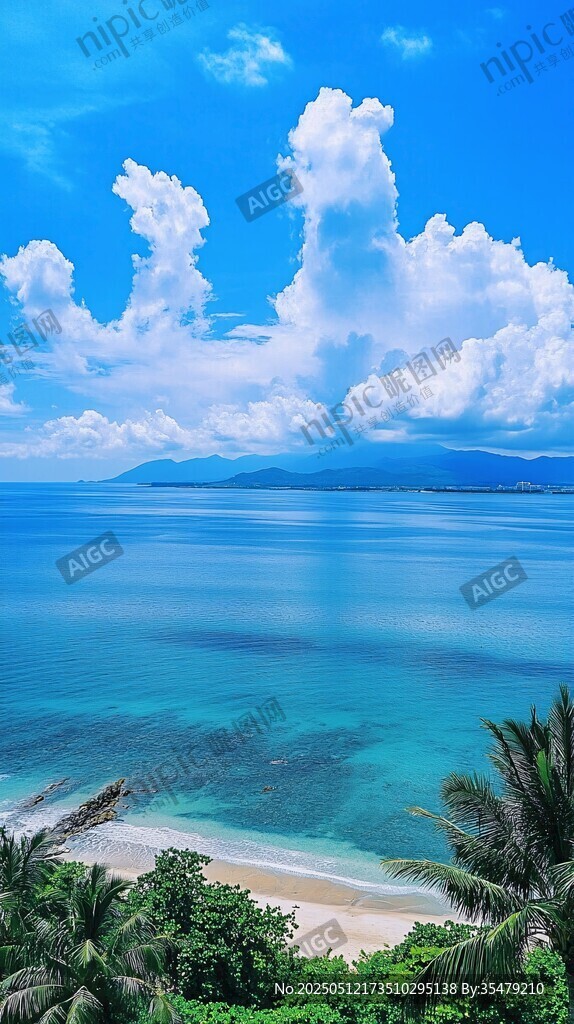 梦幻海滨美景
