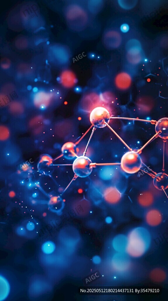 梦幻分子结构 璀璨微观世界