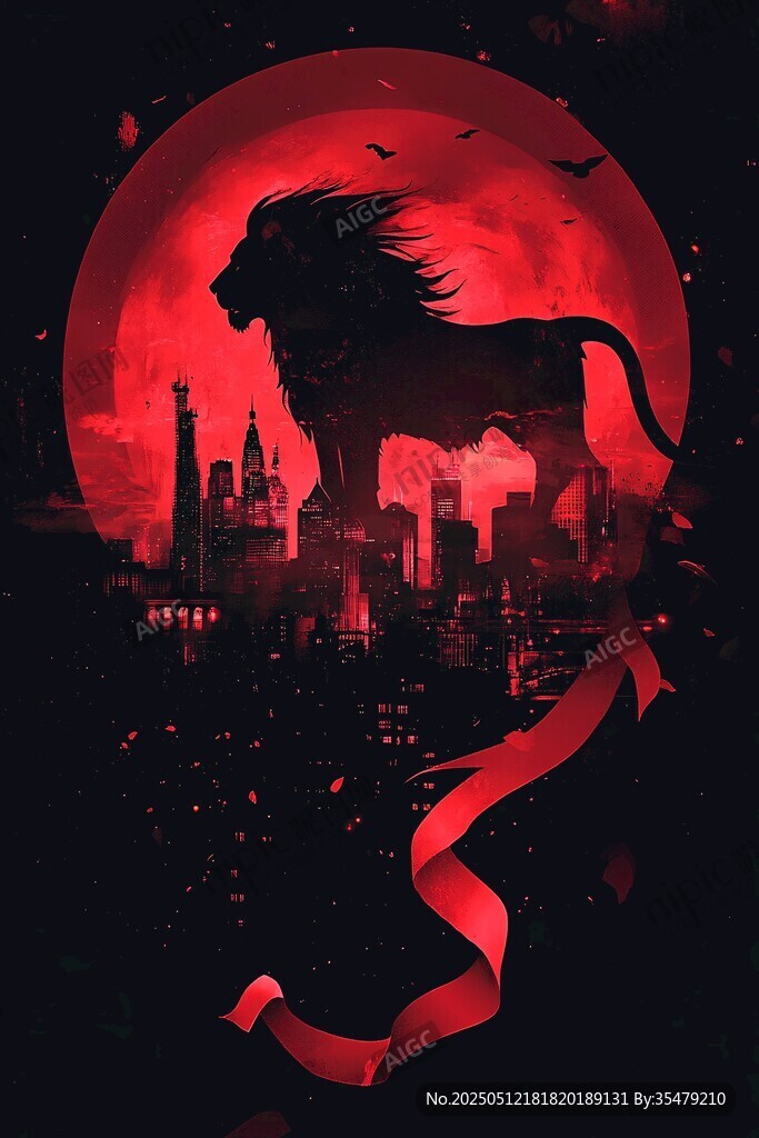 月夜雄狮耀都市