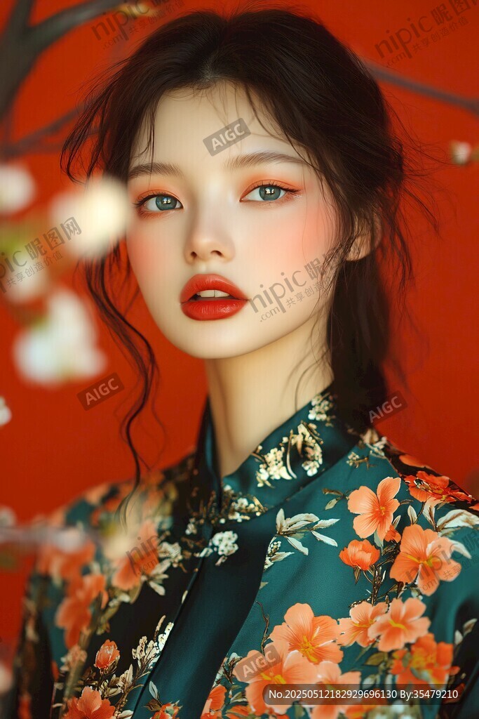 古风美妆佳人