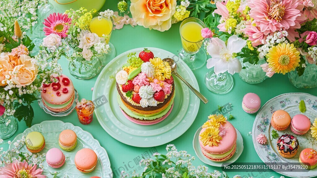 春日缤纷甜品花卉盛宴