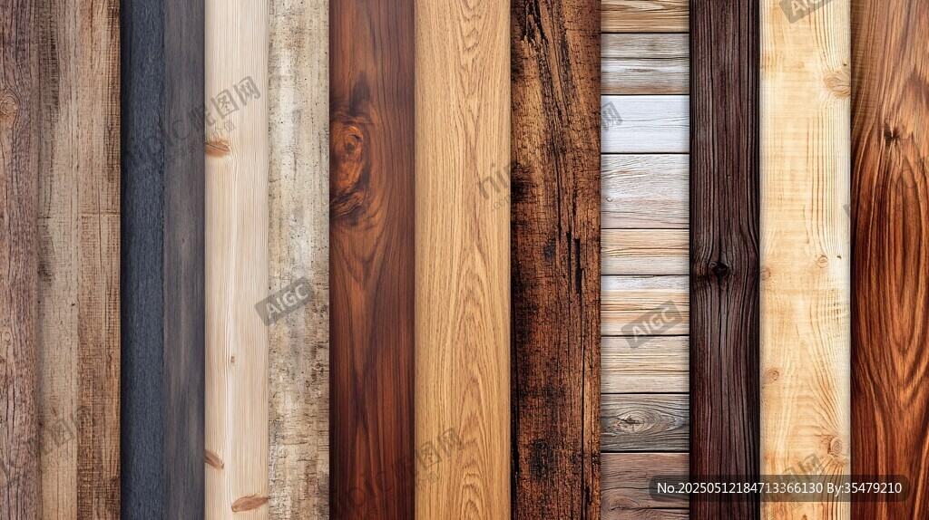 多样木材纹理展示