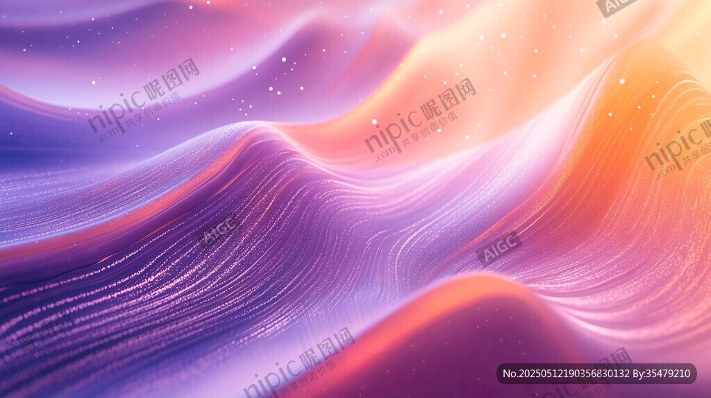 梦幻渐变流体艺术背景