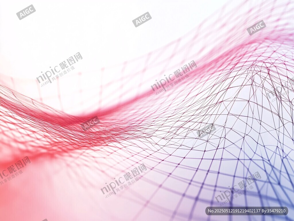 梦幻渐变线条抽象背景图
