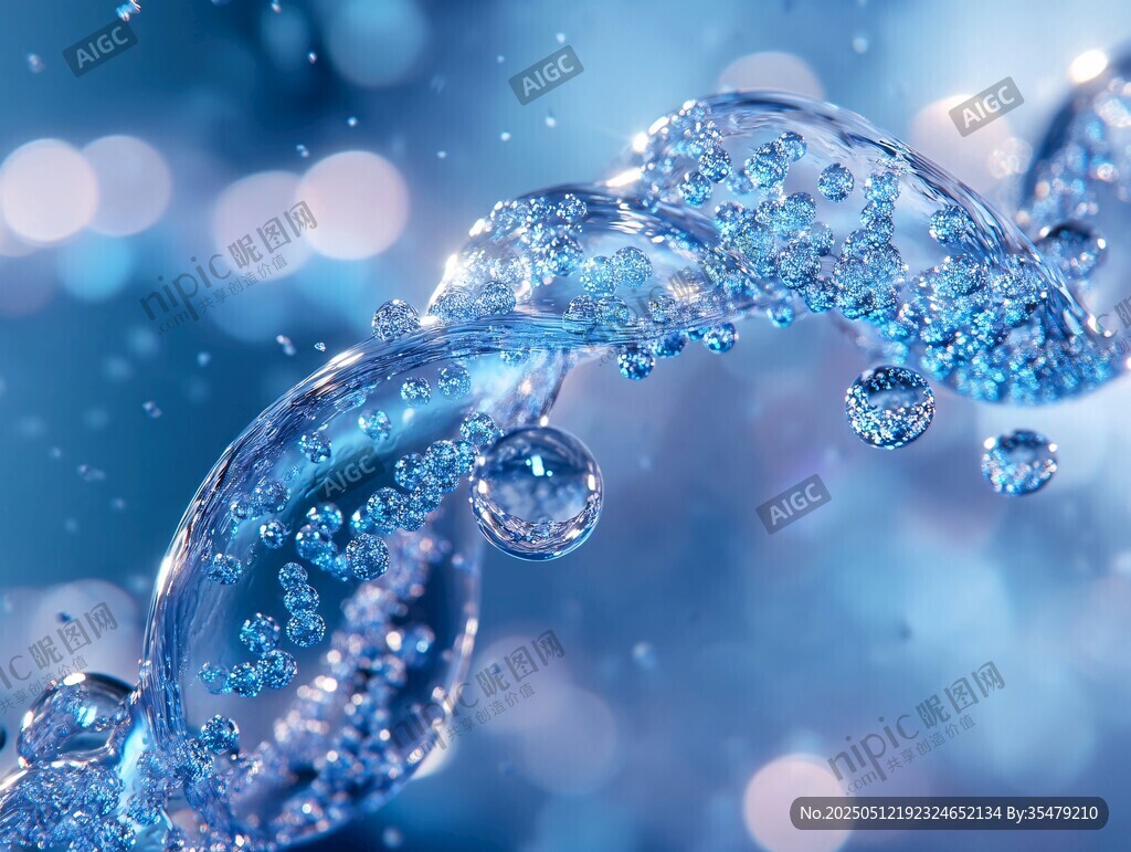 灵动水花 梦幻水滴之美