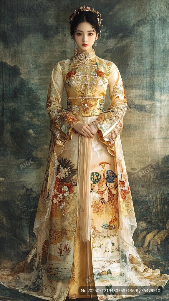 古典中式华服美女写真