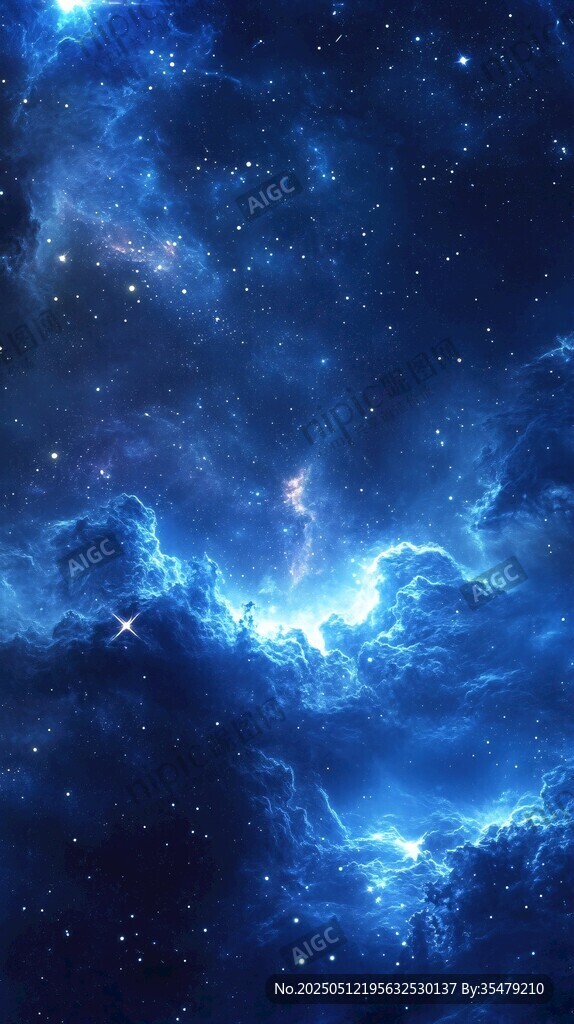 梦幻深邃的宇宙星云景观