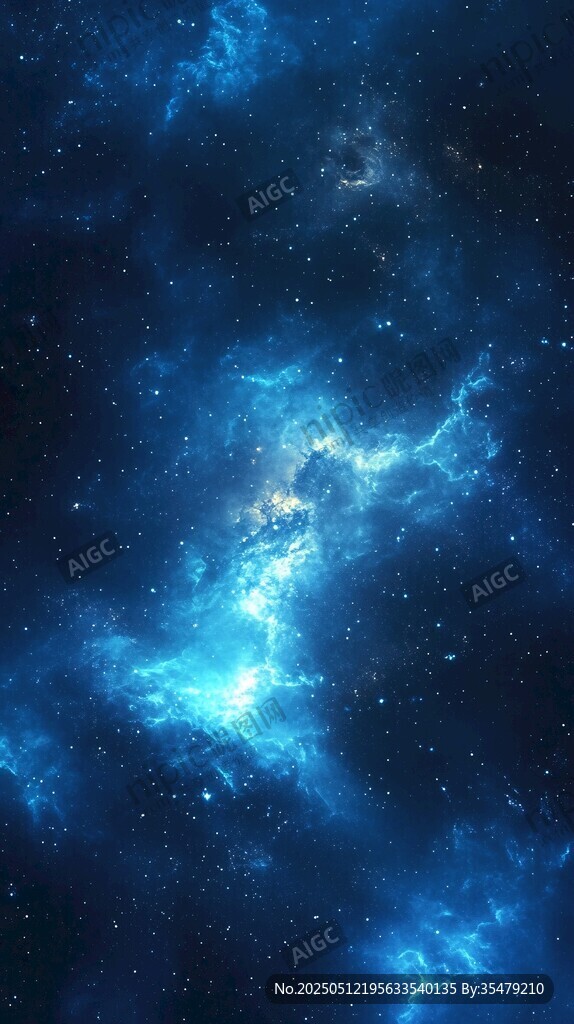 梦幻深邃的宇宙星云图景