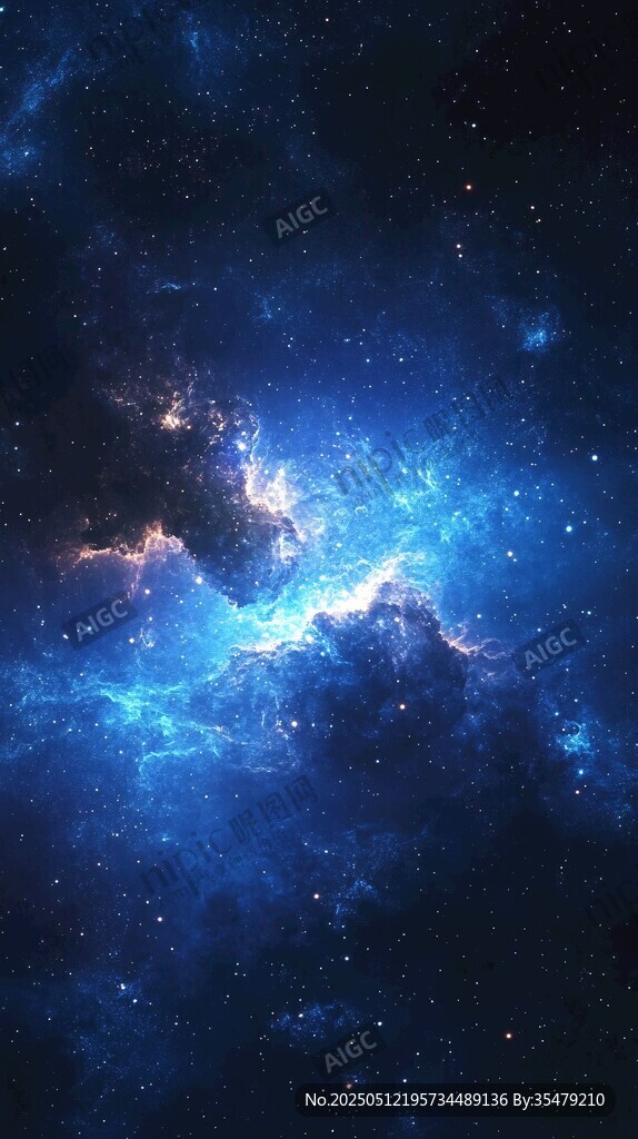 梦幻深邃的宇宙星空景象