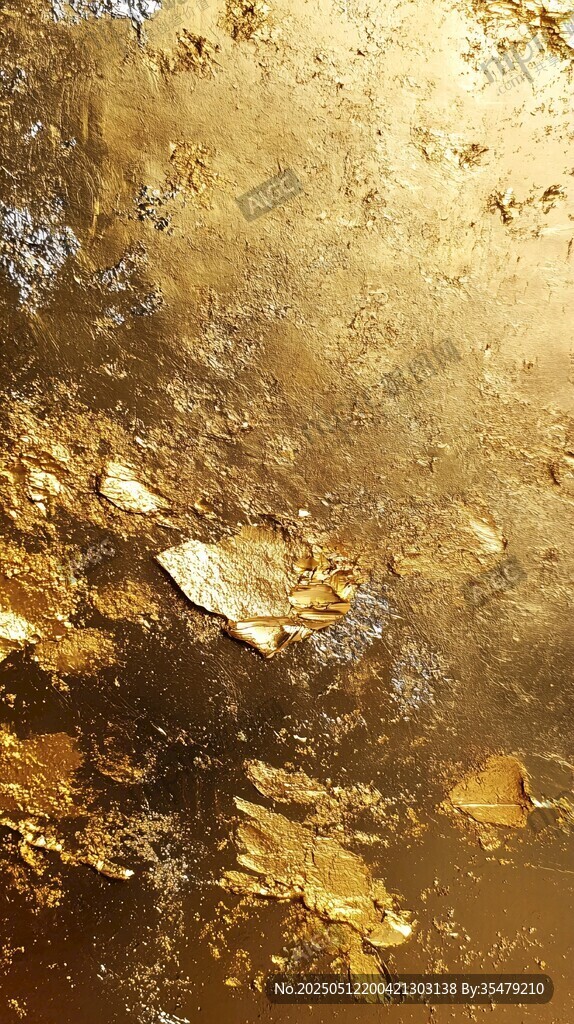 金色斑驳质感艺术背景图