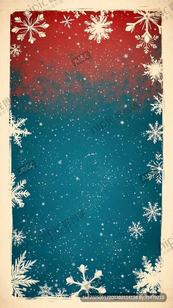 雪花背景图