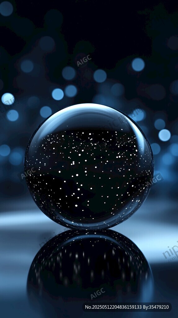 梦幻星空水晶球