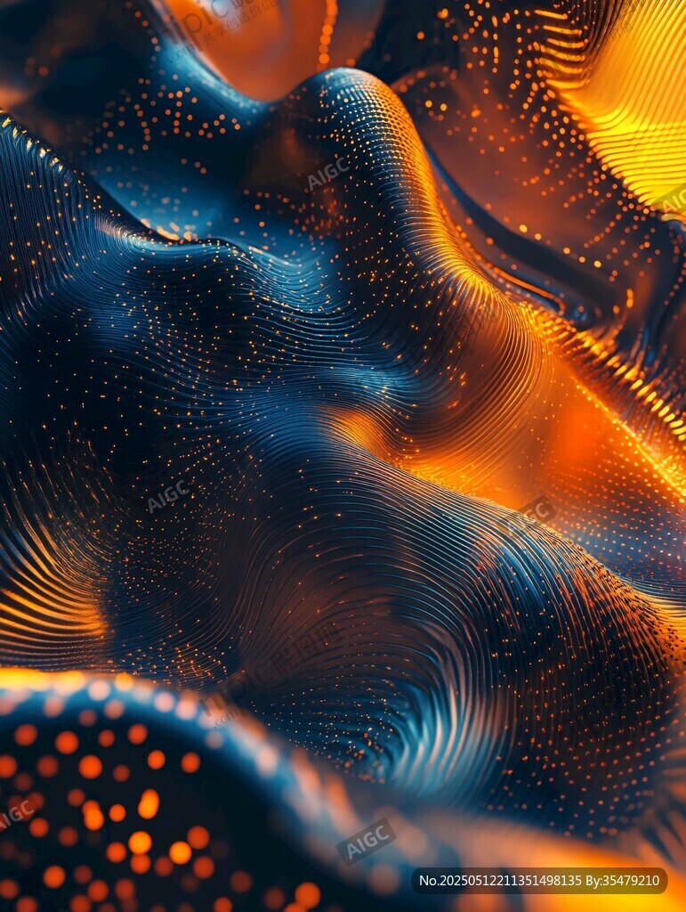 动感炫彩流体抽象背景图