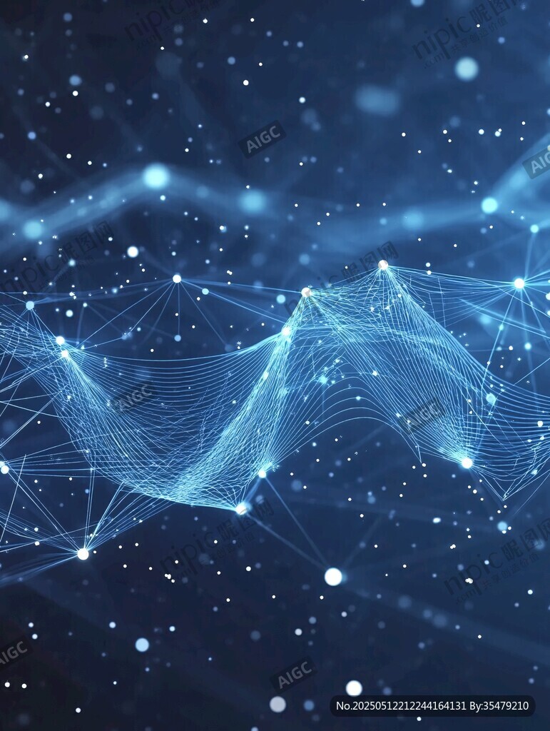 科技感数据网络动态背景图