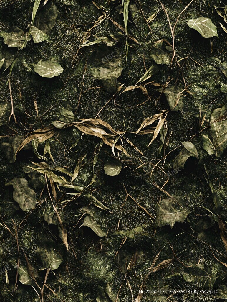 枯叶草地自然纹理背景