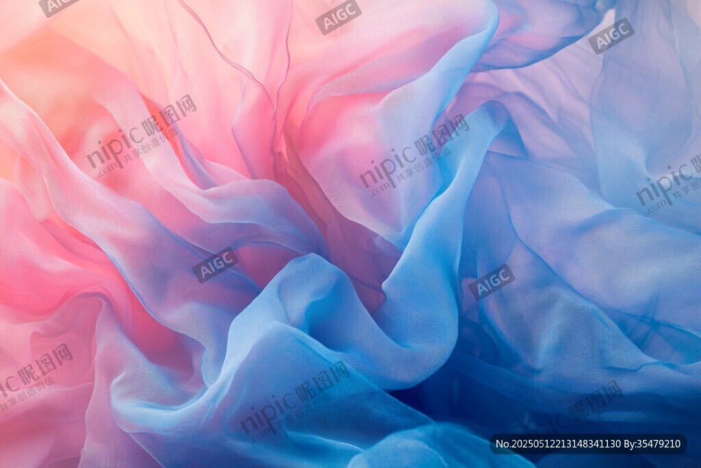 梦幻渐变色彩薄纱纹理