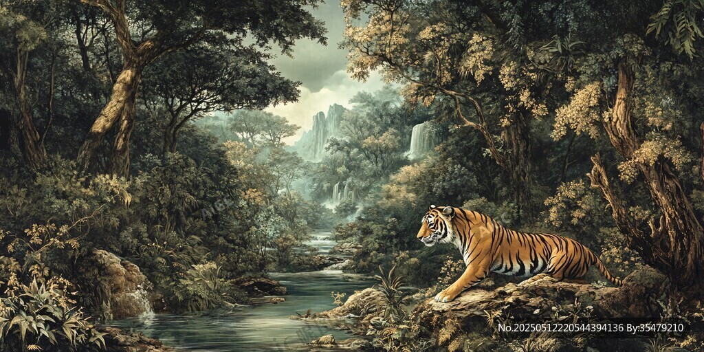 森林中的猛虎