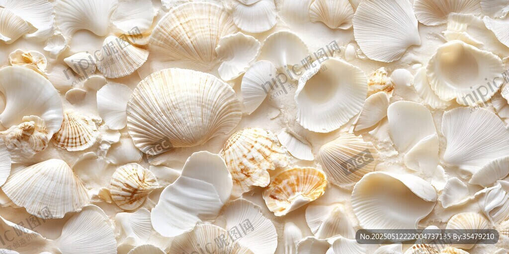 缤纷贝壳 打造海边梦幻景致