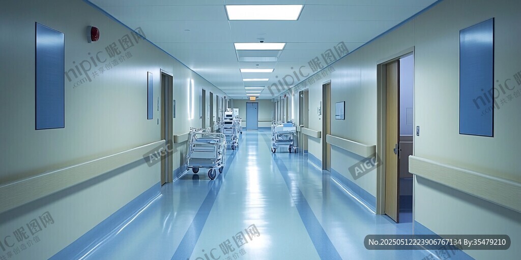 医院走廊场景