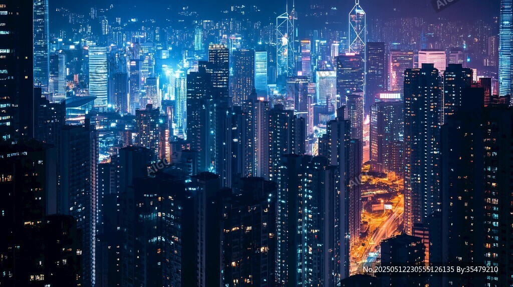 璀璨都市夜景
