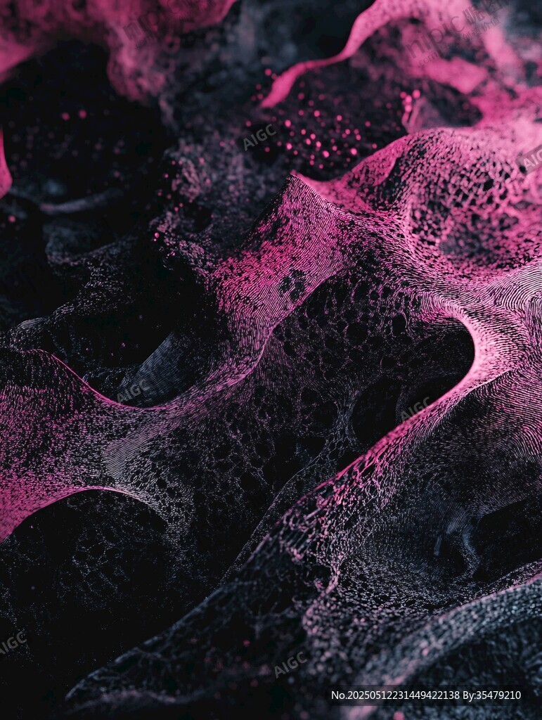 梦幻粉黑交织纹理图案