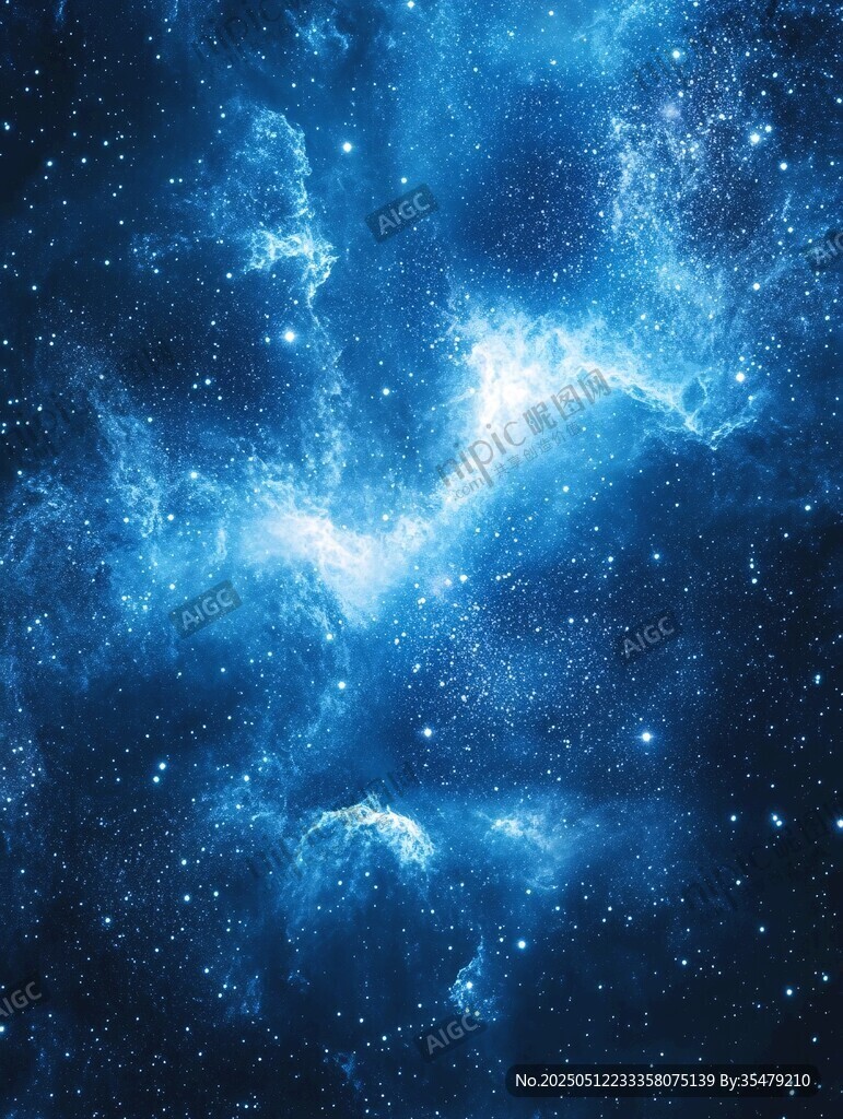 梦幻深邃的宇宙星云图景