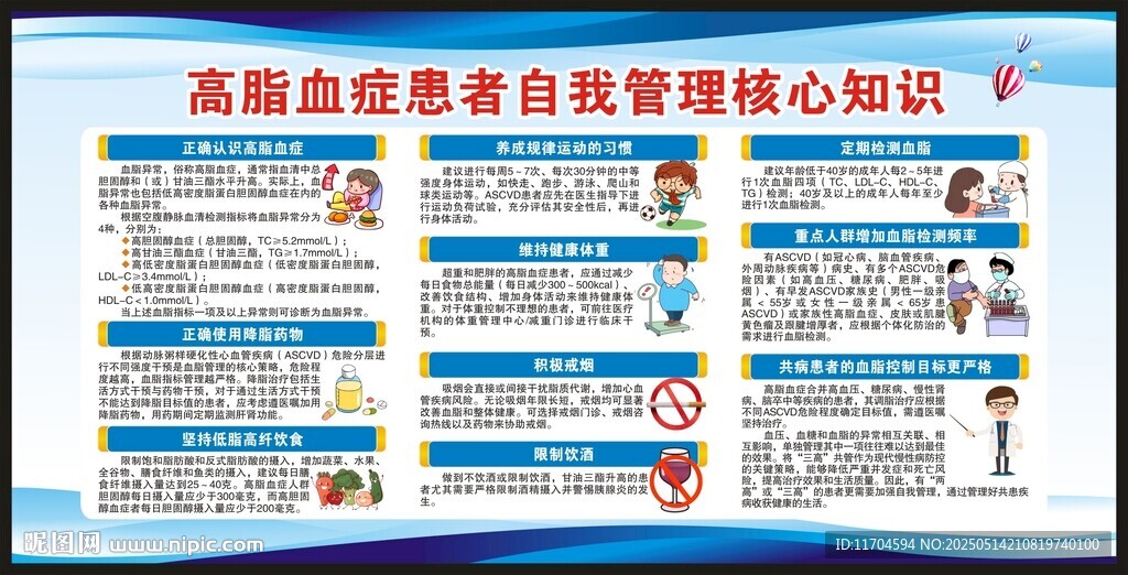 慢病健康教育知识宣传栏