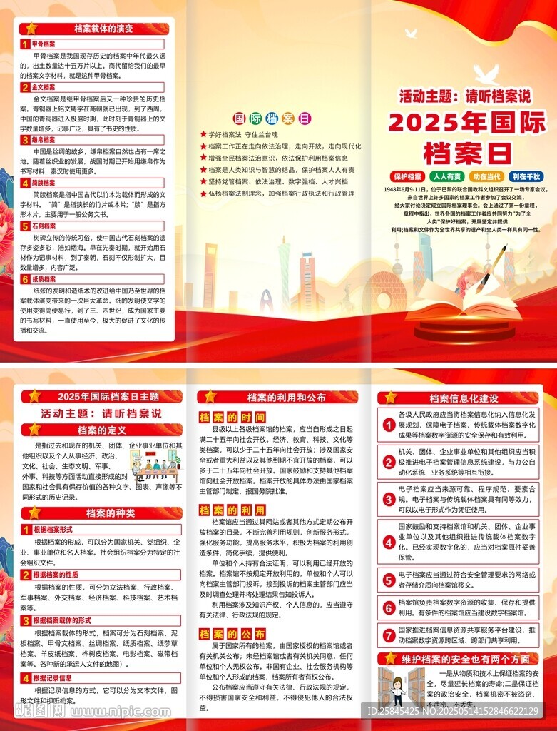 2025年国际档案日折页